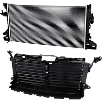 Active Grille Shutter, With Actuator and Motor