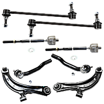 8-Piece Kit Front, Driver and Passenger Side Suspension Kit, Includes (2) Control Arm, (2) Sway Bar Link, and (4) Tie Rod End