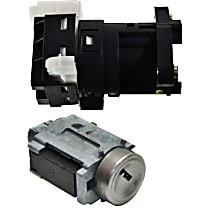 2-Piece Kit Ignition Switch, Except Export Specific Theft Deterent System(UA2), In Dash, includes (1) Ignition Lock Cylinder and (1) Ignition Switch