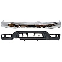 2-Piece Kit Front Bumper,  For Models Without Sport Package, Chrome, Sport Utility,  Includes (1) Bumper and (1) Valance