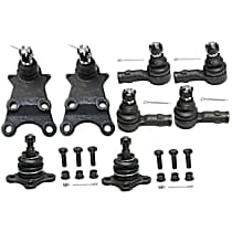 8-Piece Kit Front, Driver and Passenger Side Suspension, includes Ball Joint and Tie Rod End