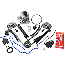 2-Piece Kit Timing Chain Kit, With Vvt Cam Gear(S), 8 Cyl 5.4L, includes (1) Timing Chain Kit and (1) Water Pump