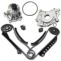 3-Piece Kit Timing Chain, includes Oil Pump, and Water Pump