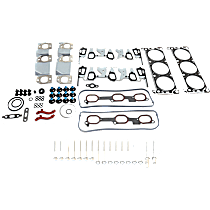 Head Gasket Set Kit, 1st Design, Manifold no. 10182321 or 24506309, 2nd Design, Manifold no. 12568405 or 12578348, includes Cylinder Head Bolt