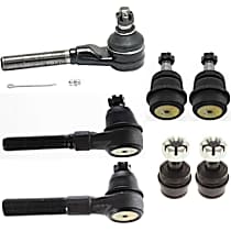 7-Piece Kit Front Suspension Includes Ball Joint and Tie Rod End, 4WD