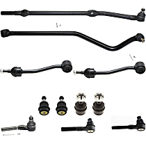 Front Suspension Kit, includes Ball Joint, Sway Bar Link, Tie Rod End, and Track Bar
