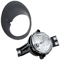 2-Piece Kit, Front, Passenger Side Halogen Fog Light, With bulb(s), Includes (1) Fog Light and (1) Fog Light Trim