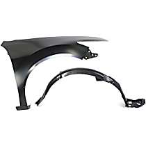2-Piece Kit Front, Passenger Side Fender,  Includes (1) Fender and (1) Fender Liner