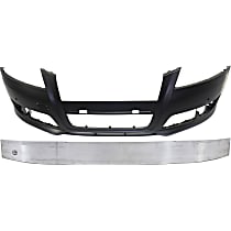 2-Piece Kit Front Primed Bumper Cover, Includes (1) Bumper Cover and (1) Bumper Reinforcement