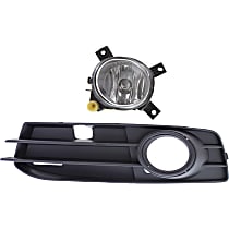 2-Piece Kit Front, Driver Side Halogen Fog Light, With bulb(s), For Models With Sport Package, OE Replacement Includes (1) Fog Light and (1) Fog Light Trim