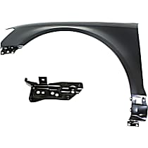 2-Piece Kit Front, Driver Side Fender, For Models Without Side Marker Light,  Includes (1) Fender and (1) Fender Support
