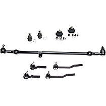 9-Piece Kit Front Center Link, RWD  Includes (4) Ball Joint, (1) Center Link, and (4) Tie Rod End