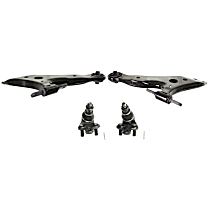 4-Piece Kit Front, Driver and Passenger Side, Lower Control Arm Kit, Includes (2) Ball Joint and (2) Control Arm