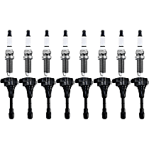 16-Piece Kit Ignition Coil, 8 Cylinder, 5.6 Liter Engine, includes Spark Plugs
