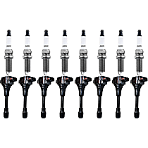 16-Piece Kit Ignition Coil, 8 Cylinder, 5.0/5.6 Liter Engine, includes Spark Plugs