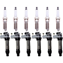 Ignition Coil Kit, 12-pc, 6 Cylinder, 3.0/3.2/3.6 Liter Engine, includes Spark Plugs
