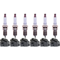 Ignition Coil Kit, 12-pc, 6 Cylinder, 3.0/3.8 Liter Engine, includes Spark Plugs