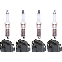 Ignition Coil Kit, 8-pc, 4 Cylinder, 2.2 Liter Engine, includes Spark Plugs