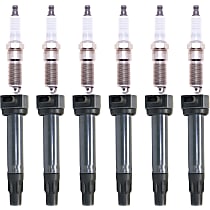 Ignition Coil Kit, 12-pc, 6 Cylinder, 2.7 Liter Engine, includes Spark Plugs