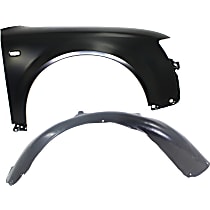 2-Piece Kit Front, Passenger Side Fender, New Body Style, Includes (1) Fender and (1) Fender Liner
