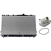 Radiator Kit, 2.0L Engine, Aluminum Core, Plastic Tank, includes Thermostat