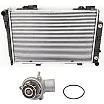 Radiator with Thermostat, 2.2L/2.3L Engines, with Housing, Plastic Tank