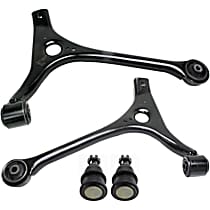 4-Piece Kit Front, Driver and Passenger Side, Lower Control Arm Kit,  Includes (2) Ball Joint and (2) Control Arm