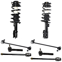 8-Piece Kit Front Suspension Kit, 11.8 (in) Center to Center, includes (2) Loaded Strut, (2) Sway Bar Link, and (4) Tie Rod End