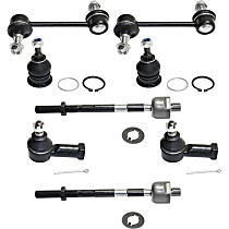 8-Piece Kit Front Suspension Kit, includes (2) Ball Joint, (2) Sway Bar Link, and (4) Tie Rod End