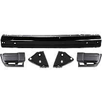 5-Piece Kit, Front Bumper, Painted Black, Includes (1) Bumper, (2) Bumper Bracket, and (2) Bumper End