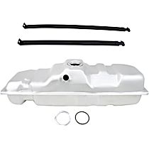 3-Piece Kit Fuel Tank,  Standard Cab Pickup, 48.5 in. x 16.5 in. x 14.125 in., With 25 Gallon Midship Tank, 25 gallons / 95 liters, DIESEL,  Includes (1) Fuel Tank and (2) Fuel Tank Strap