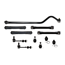 11-Piece Kit Track Bar, with 8,800 (lb) Gross Vehicle Weight (GVW), 0.75 (in) Taper  Includes (4) Ball Joint, (4) Control Arm, (2) Sway Bar Link and (1) Track Bar