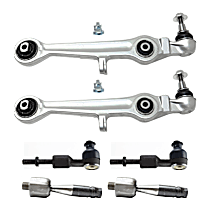 6-Piece Kit Lateral Link, includes (2) Lateral Link and (4) Tie Rod End