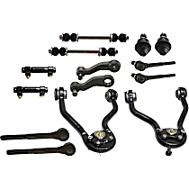 14-Piece Kit Front, Driver and Passenger Side, Upper Control Arm, 4WD, Under 7,500 lbs. GVW
