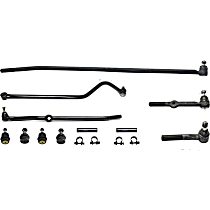 11-Piece Kit Front Suspension Kit, Four Wheel Drive, with Dana 44 Axle,  Includes (4) Ball Joint, (2) Tie Rod Adjusting Sleeve, (4) Tie Rod End, and (1) Track Bar