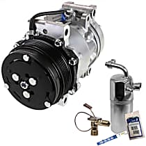 2-Piece Kit A/C Compressor Kit Kit, Includes A/C Compressor and A/C Service Kit (A/C Accumulator, A/C Expansion Valve, A/C Orifice Tube, and A/C O-Ring and Gasket Seal Kit)