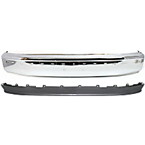 2-Piece Kit, Front Bumper, Chrome, Includes (1) Bumper and (1) Valance