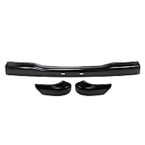 Front Bumper, Painted Black, Sport Utility, For Models Without Bumper End Caps, includes Bumper Ends
