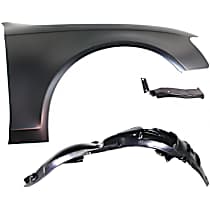 3-Piece Kit Front, Passenger Side Fender Support, includes Fender and Fender Liner
