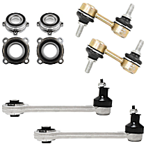 6-Piece Kit Rear Suspension Kit, Includes (2) Control Arm, (2) Sway Bar Link and (2) Wheel Bearing