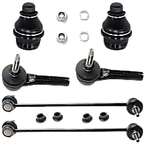 6-Piece Kit Front Suspension Kit, Includes (2) Ball Joint , (2) Tie Rod End and (2) Sway Bar Link