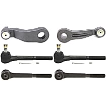 6-Piece Kit Front Suspension Kit, includes (1) Idler Arm, (1) Pitman Arm, and (4) Tie Rod End