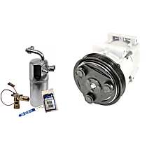 2-Piece Kit A/C Compressor Kit Kit, Includes A/C Compressor and A/C Service Kit (A/C Accumulator, A/C Orifice Tube, and A/C O-Ring and Gasket Seal Kit)
