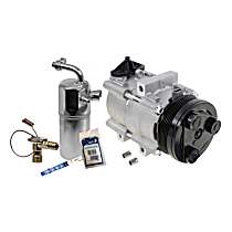 2-Piece Kit A/C Compressor Kit with A/C Service Kit (A/C Accumulator, A/C Orifice Tube, and A/C O-Ring and Gasket Seal Kit)