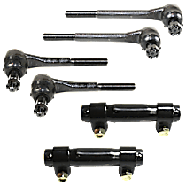 6-Piece Kit Front Suspension Kit, With 11/16 (in) x 18 Threads, includes (4) Tie Rod End and (2) Tie Rod Adjusting Sleeve