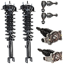 6-Piece Kit Fully Loaded Struts with Sway Bar Links, Sedan