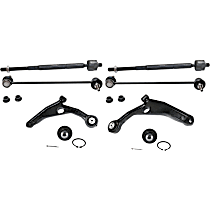 8-Piece Kit Front, Driver and Passenger Side, Lower Control Arms with Ball Joints, Sway Bar Links, and Tie Rod Ends