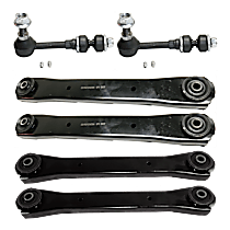 6-Piece Kit Control Arm, Crew Cab Pickup (Mega Cab), Four Wheel Drive,  Includes (4) Control Arm and (2) Sway Bar Link