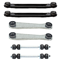 6-Piece Kit Rear Suspension Kit, RWD, Standard Design, includes (2) Control Arm, (2) Sway Bar Link, and (2) Trailing Arm