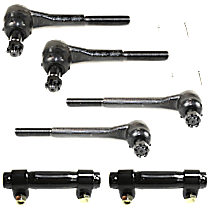 6-Piece Kit Front Suspension Kit, With 11/16 (in) x 18 Threads, includes (2) Tie Rod Adjusting Sleeve and (4) Tie Rod End